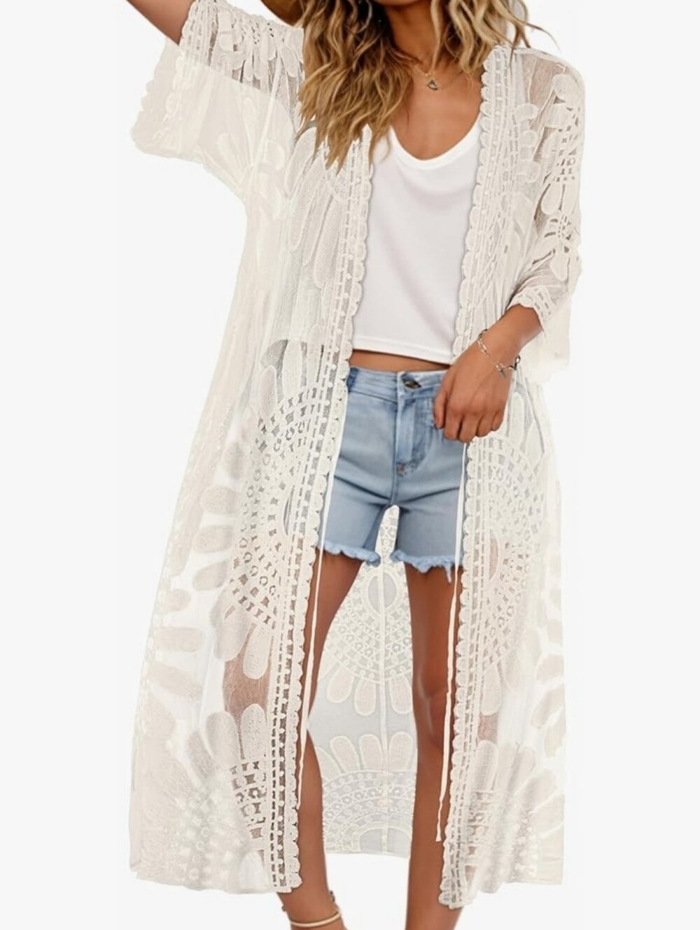 Lace Kimono/Cover Up